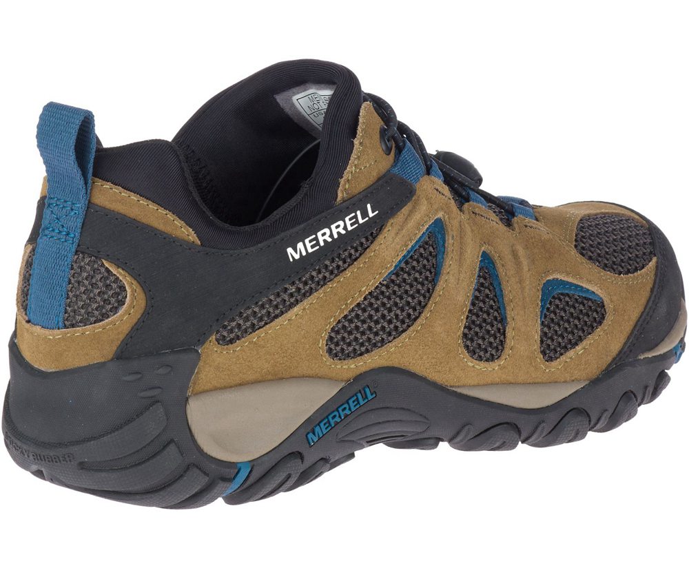 Buty Trekkingowe Merrell Męskie Brązowe/Czarne - Yokota 2 Stretch - 126785-RLJ